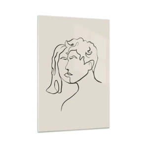 Obraz na skle - A byla jednota - 70x100 cm