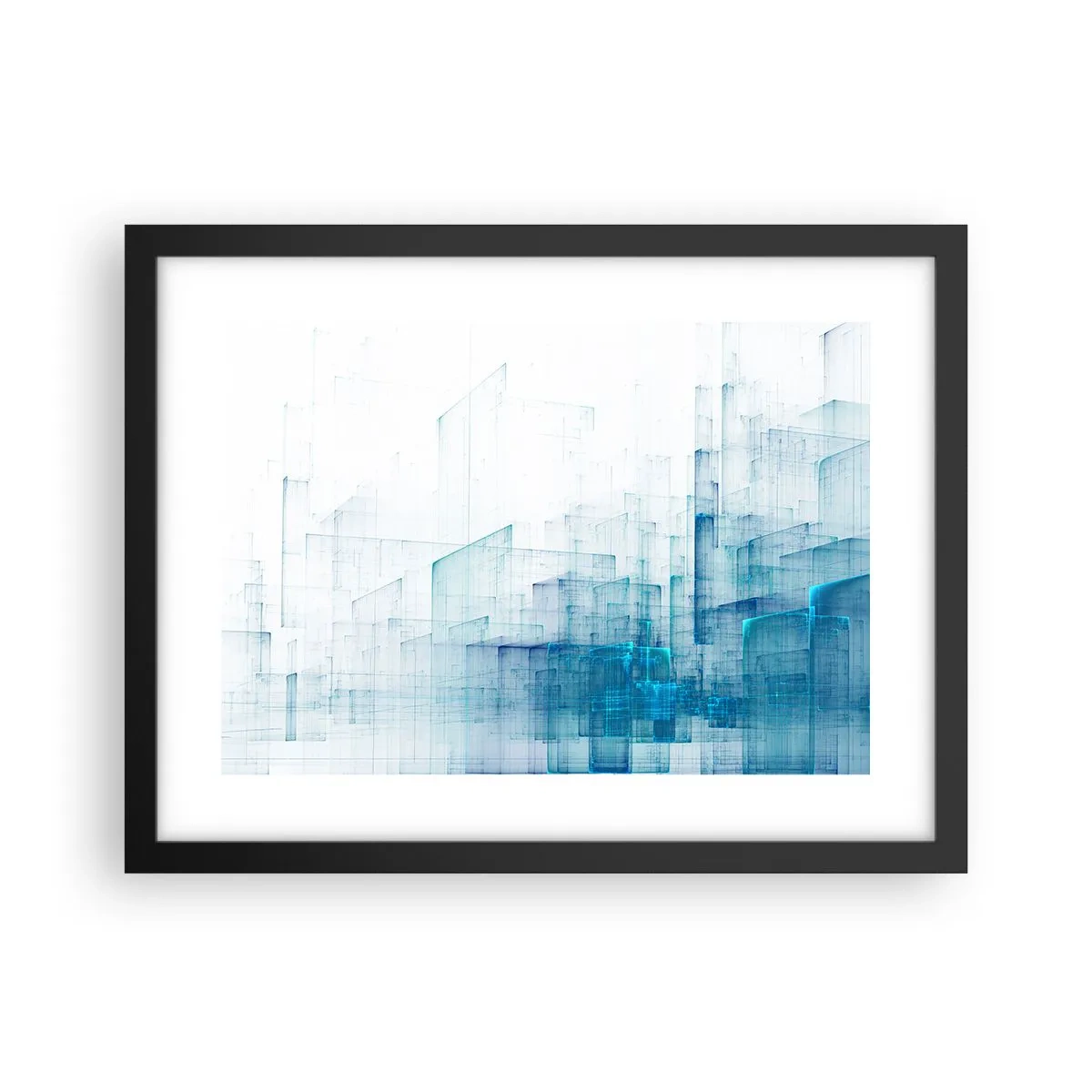 Plakát v černém rámu - Jak se stal prostor - 40x30 cm