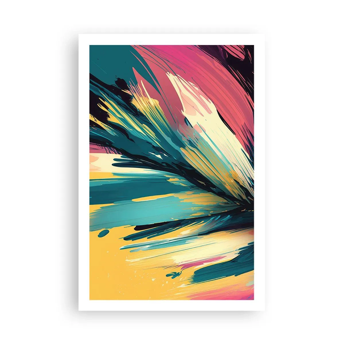 Plakát - Kompozice – exploze radosti - 61x91 cm