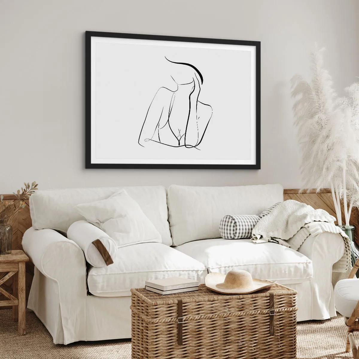 Plakát v černém rámu - Na vlně snů - 70x50 cm