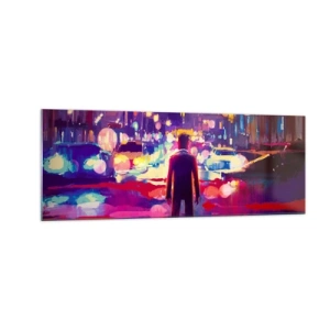 Obraz na skle - Ponořený do světla - 140x50 cm