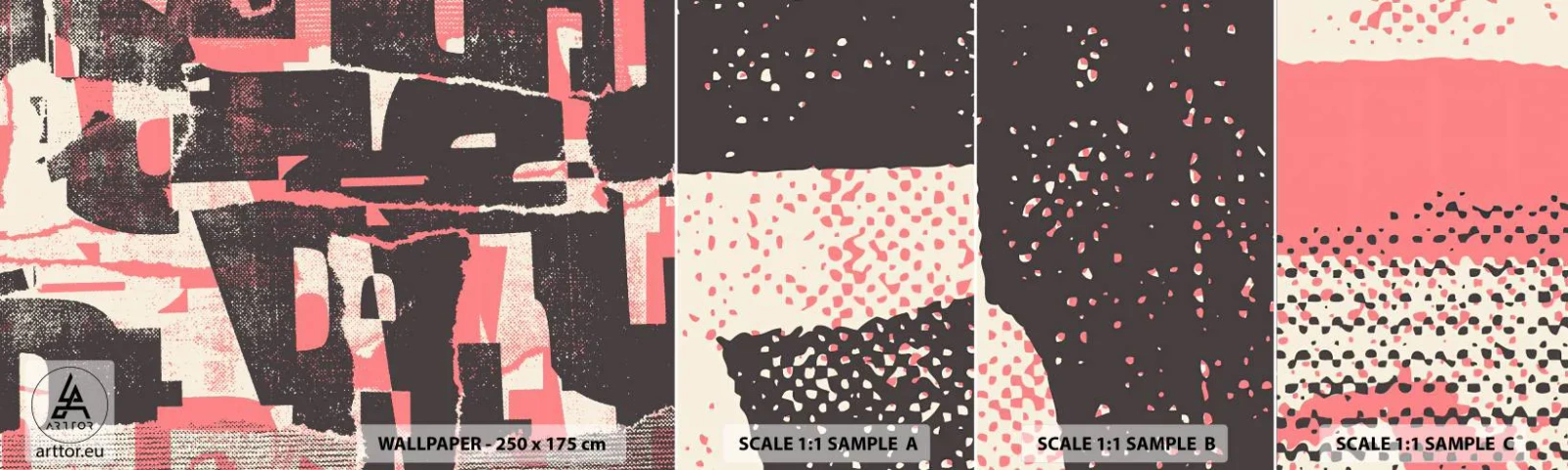 Vzor Fototapety Samolepicí Deluxe Sticker - Celý tento shon - Koláž, Letitý, Kus - 100x30 cm