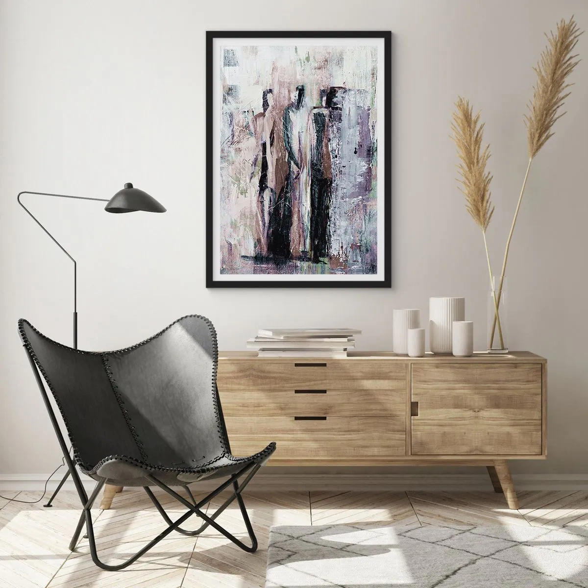 Plakát v černém rámu - Tajemná trojice - 70x100 cm