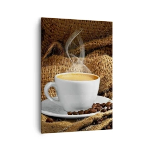 Obraz na plátně - Vůně moka a hustota medové tekutiny - 70x100 cm