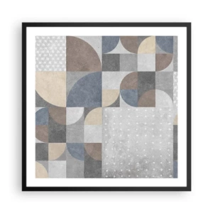 Plakát v černém rámu - Keramická fantazie - 60x60 cm