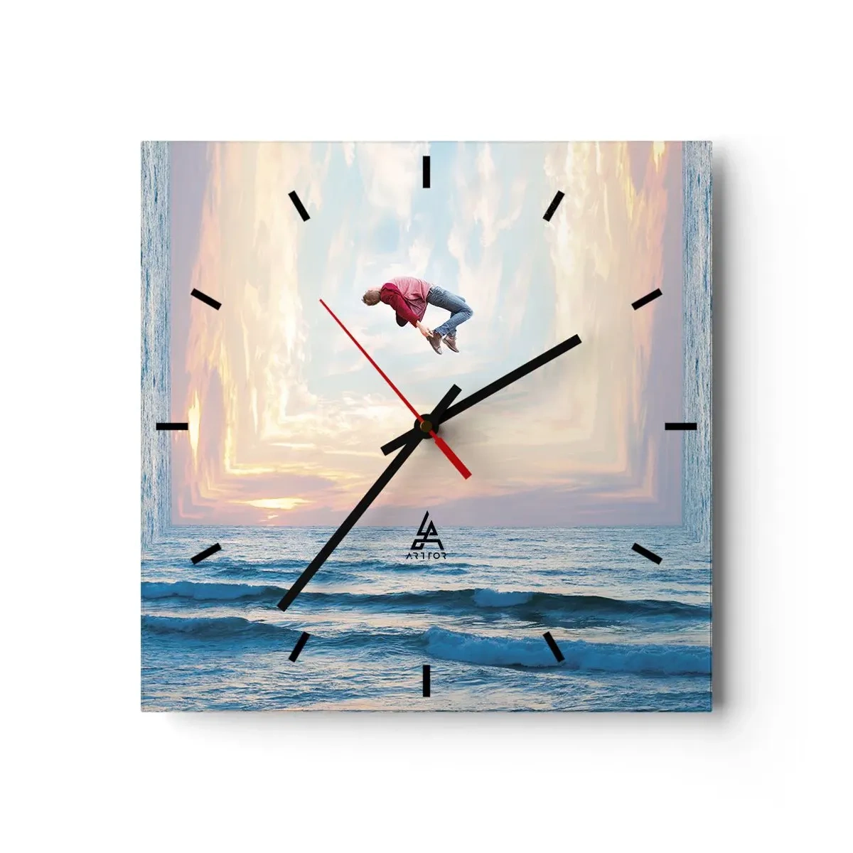 Nástěnné hodiny - Do jiné dimenze - 30x30 cm