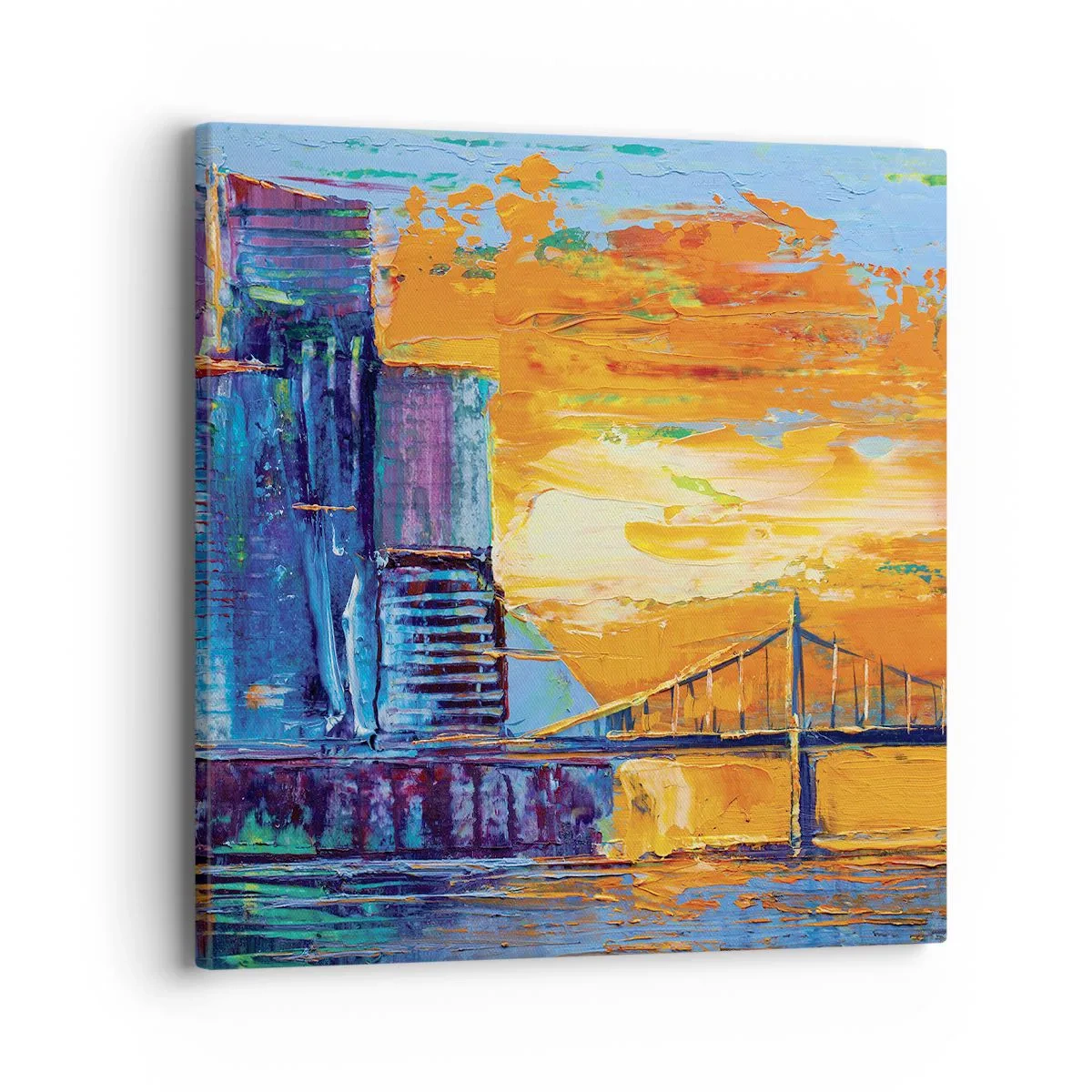 Obraz na plátně - Kultura a příroda - 40x40 cm