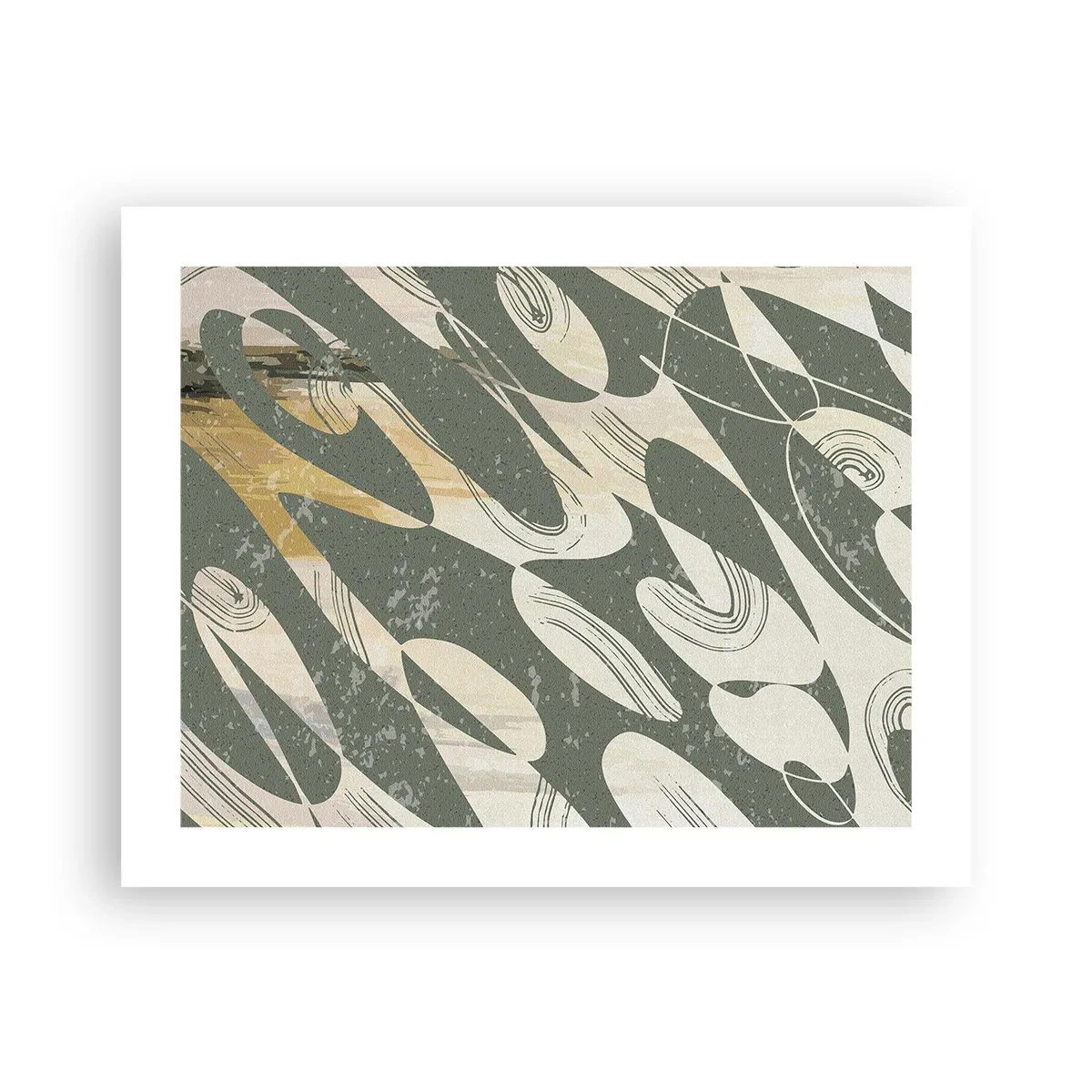 Plakát - Rytmizovaná abstrakce - 50x40 cm