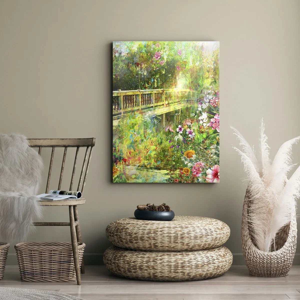 Obraz na plátně - Můstek jarního vzdychání - 50x70 cm