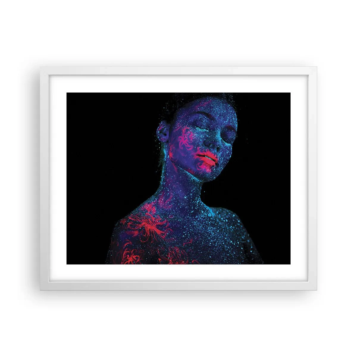 Plakát v bílém rámu - V hvězdném prachu - 50x40 cm