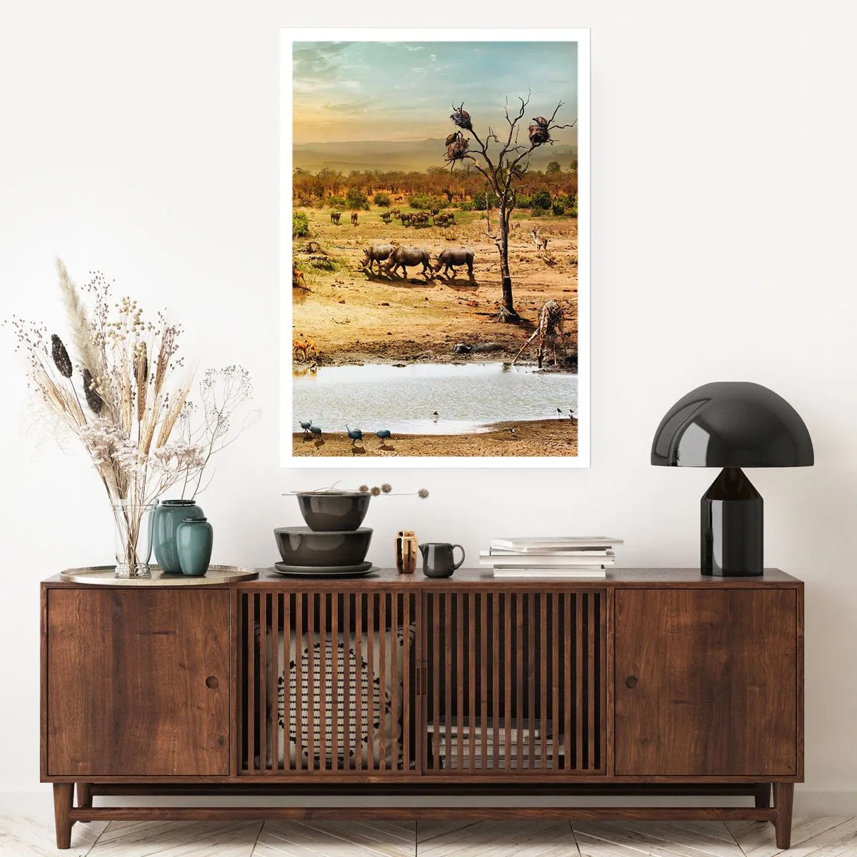 Plakát - „Z ráje opět pramenila řeka…“ - 70x100 cm
