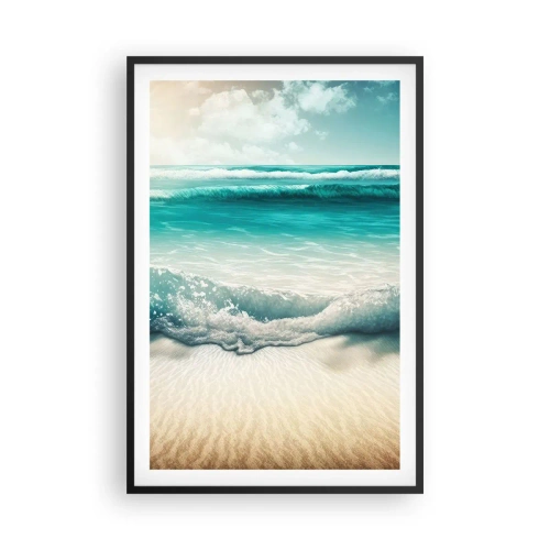 Plakát v černém rámu - Klid oceánu - 61x91 cm