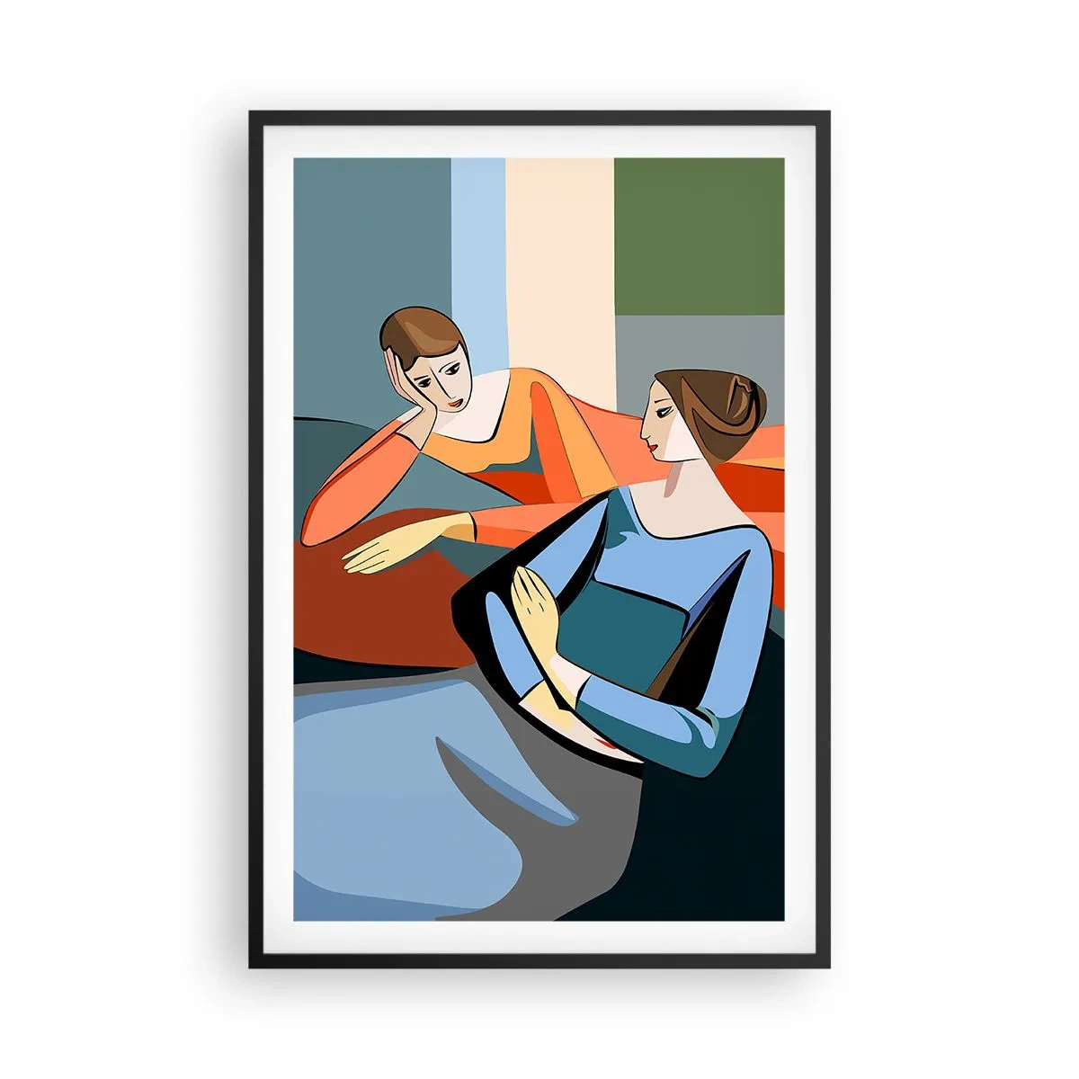 Plakát v černém rámu - Chvíle svěření - 61x91 cm