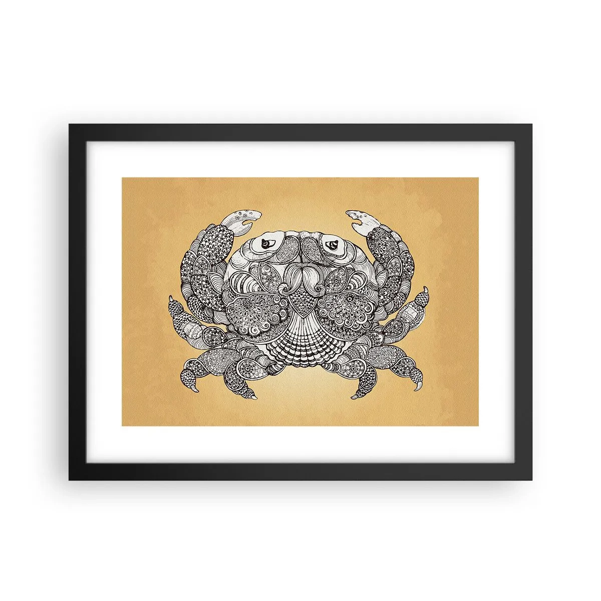 Plakát v černém rámu - Příběhy pana Kraba - 40x30 cm