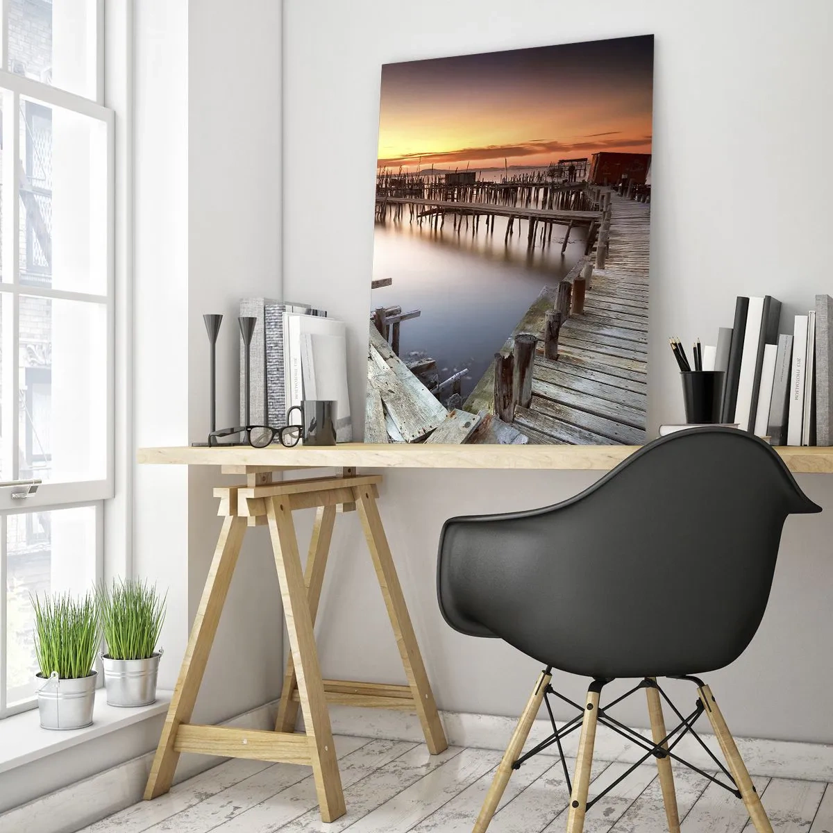Obraz na skle - Autentičnost, ne turistická atrapa - 50x70 cm