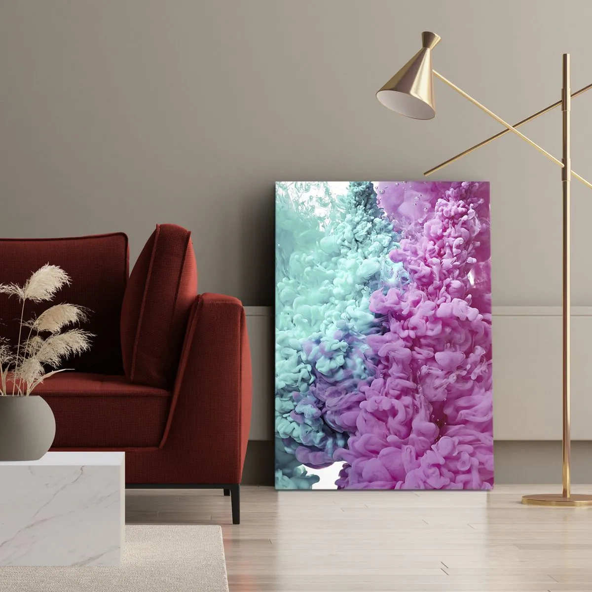 Obraz na plátně - Rozhodující střet - 45x80 cm