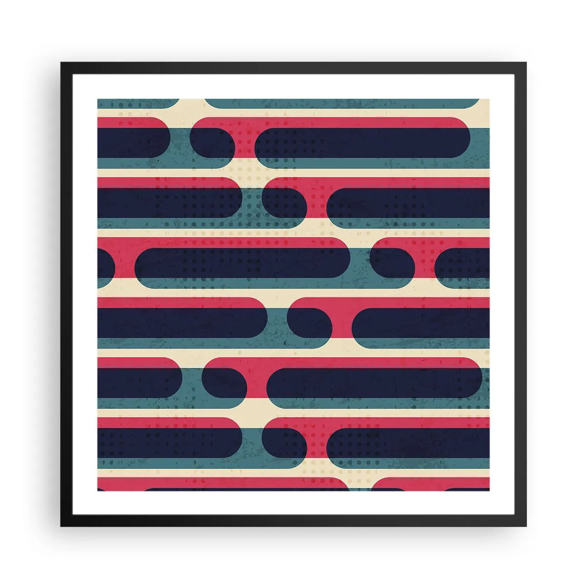 Plakát v černém rámu - Dovnitř a dopředu - 60x60 cm