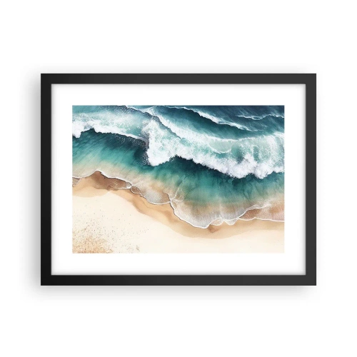 Plakát v černém rámu - Odvěké setkání - 40x30 cm