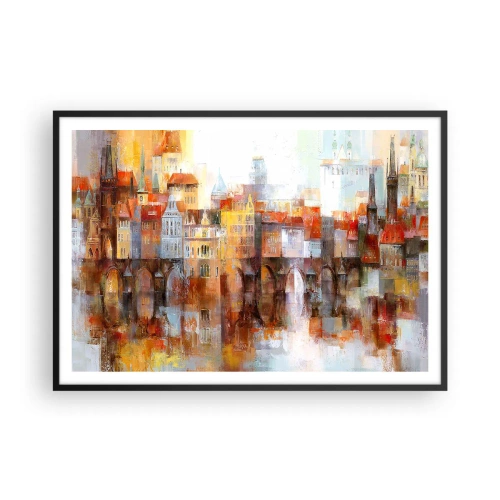 Plakát v černém rámu - Pod mostem je taky krásně - 100x70 cm