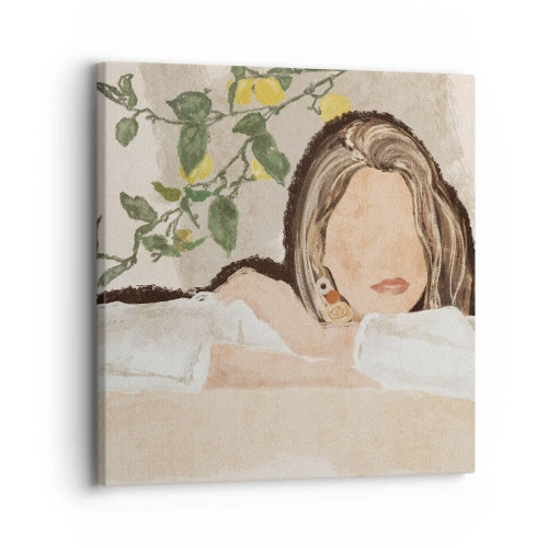 Obraz na plátně - Krasavice z jihu - 30x30 cm