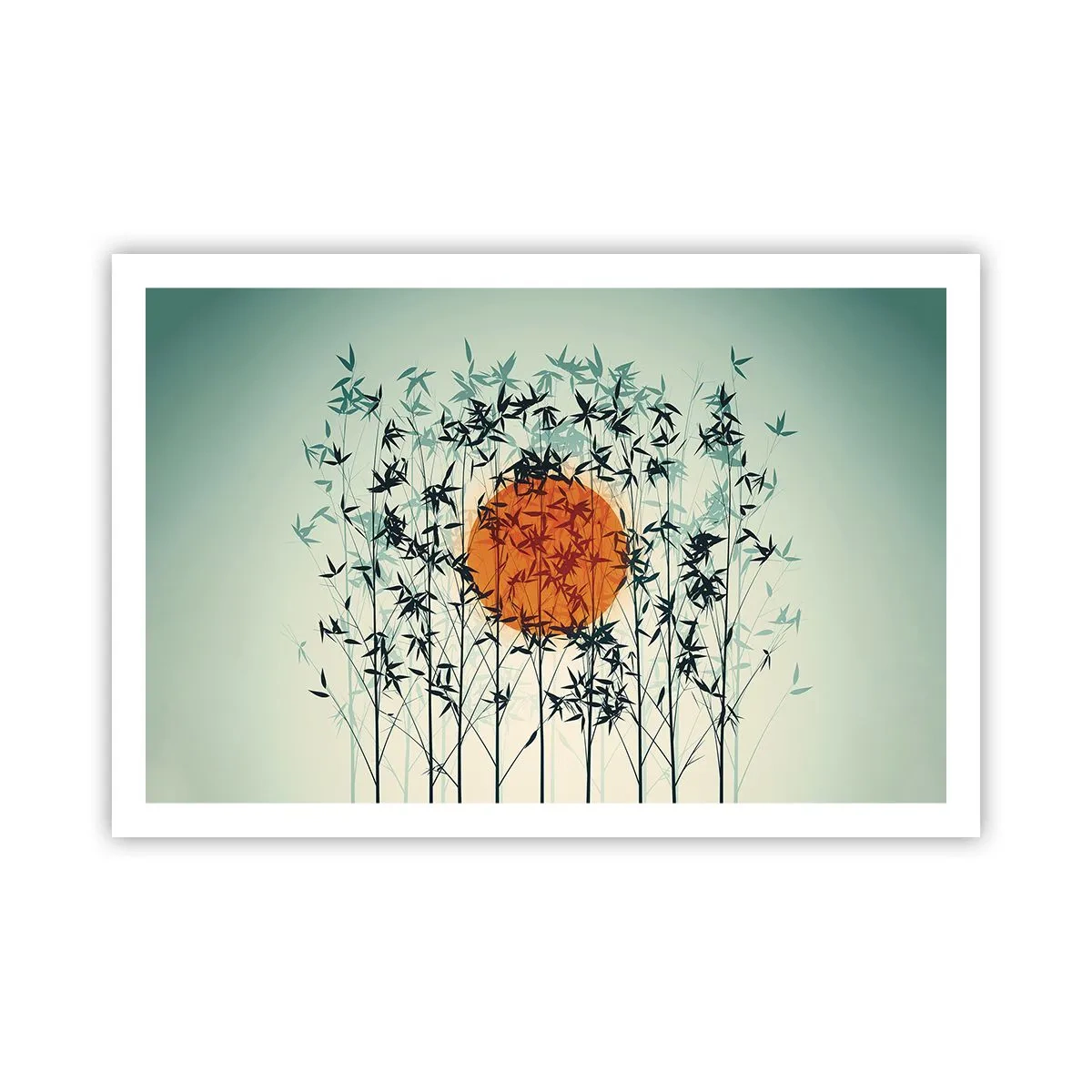 Plakát - Japonské slunce - 91x61 cm