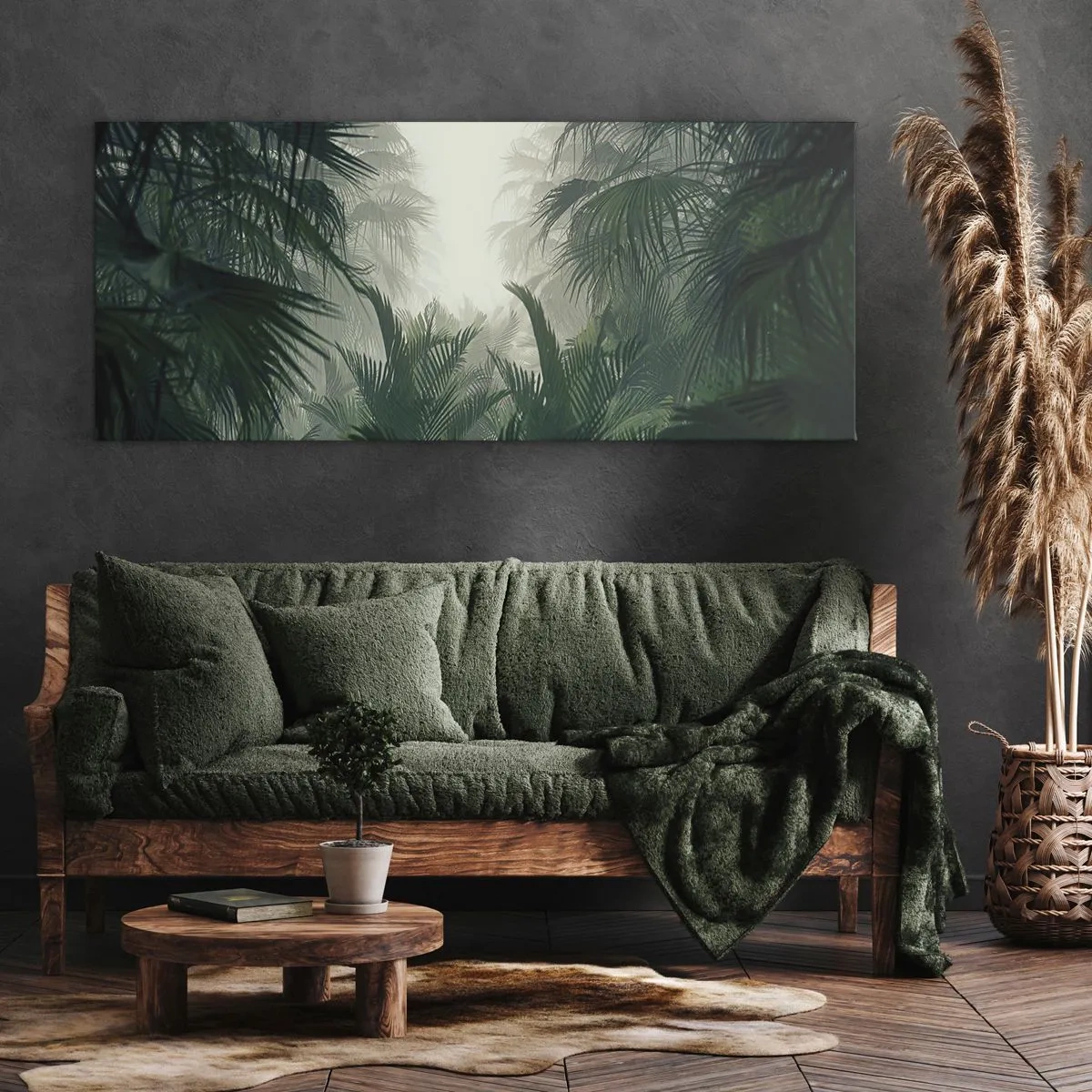 Obraz na plátně - Tropická záhada - 100x40 cm
