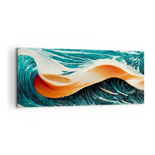 Obraz na plátně - Surfařův sen - 100x40 cm