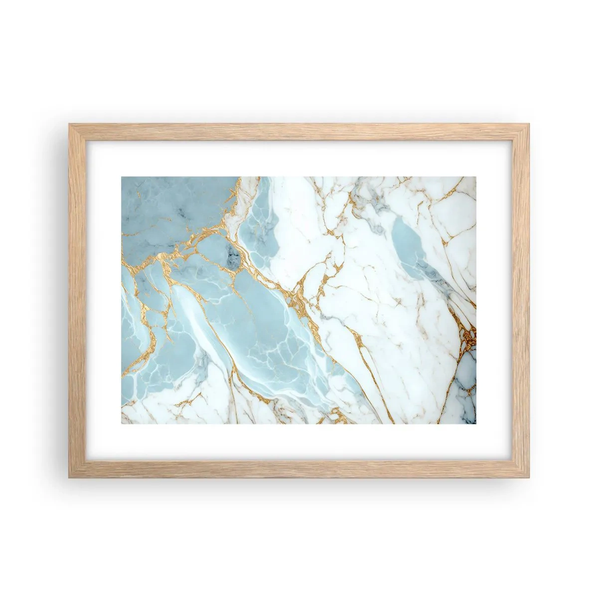 Plakát v rámu světlý dub - Bohatství kamene - 40x30 cm