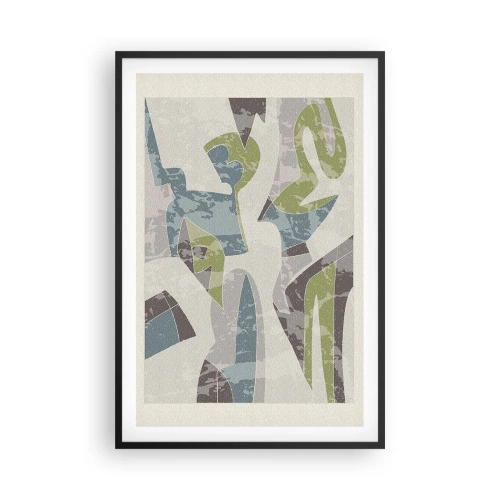 Plakát v černém rámu - Kompozice za sklem - 61x91 cm