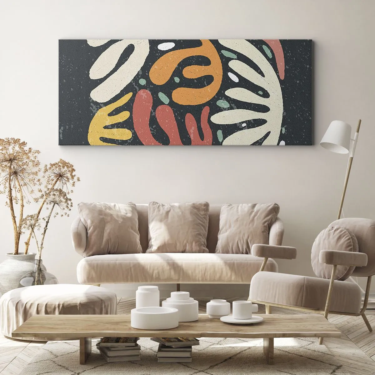 Obraz na plátně - Kompozice – hned tě chytím - 100x40 cm