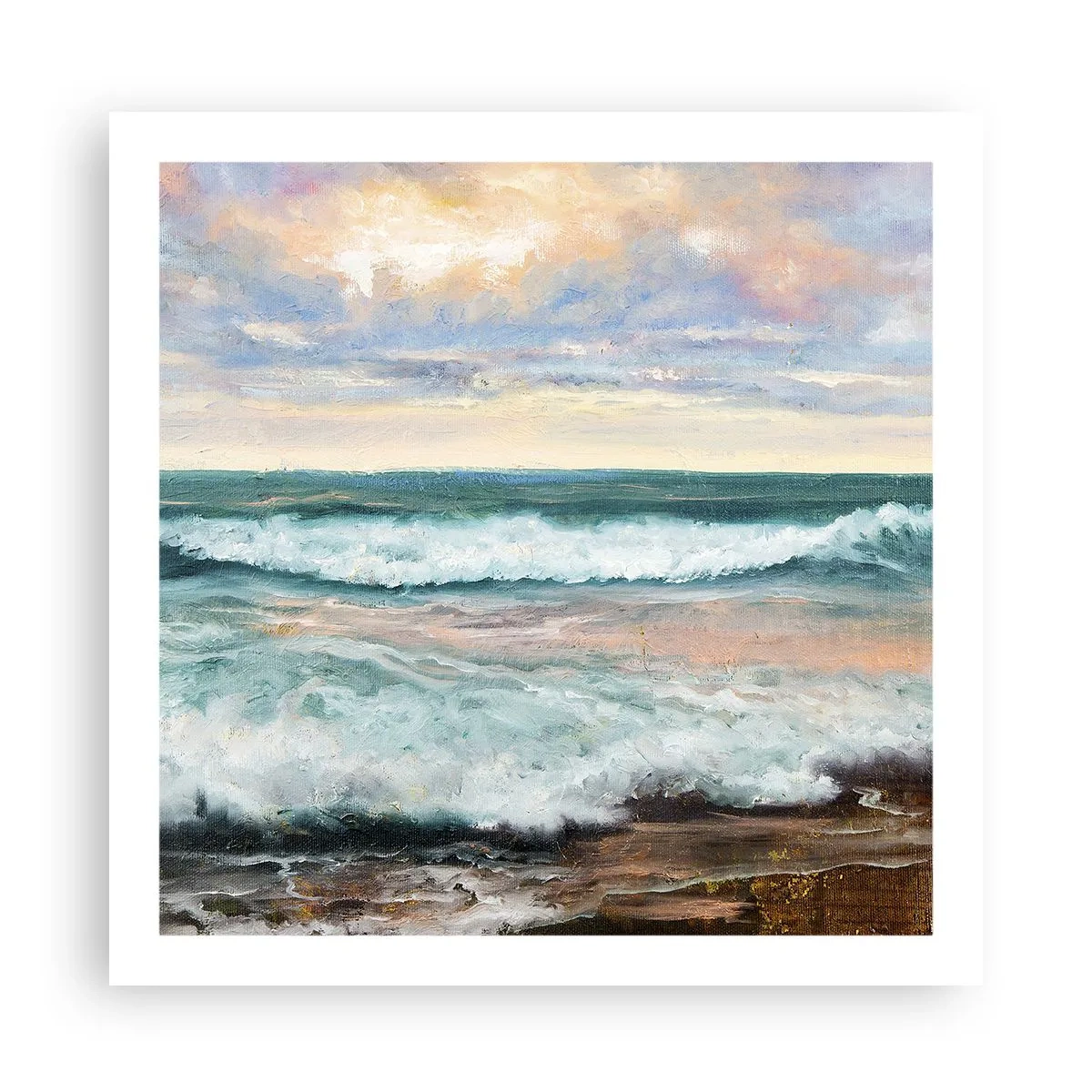 Plakát - Tady uhladíš duši - 60x60 cm