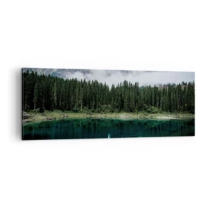 Obraz na plátně - Tiše, tiše, neprobuďme spící vodu…. - 140x50 cm