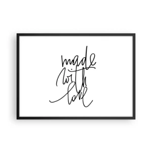 Plakát v černém rámu - Nejlepší značka - 70x50 cm