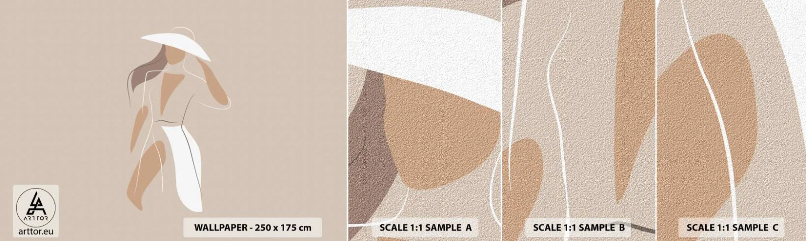 Vzor Fototapety Samolepicí Deluxe Sticker - Móda je zábava - Žena, Grafika, Móda - 100x30 cm