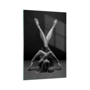 Obraz na skle - Geometrie nahoty - 70x100 cm
