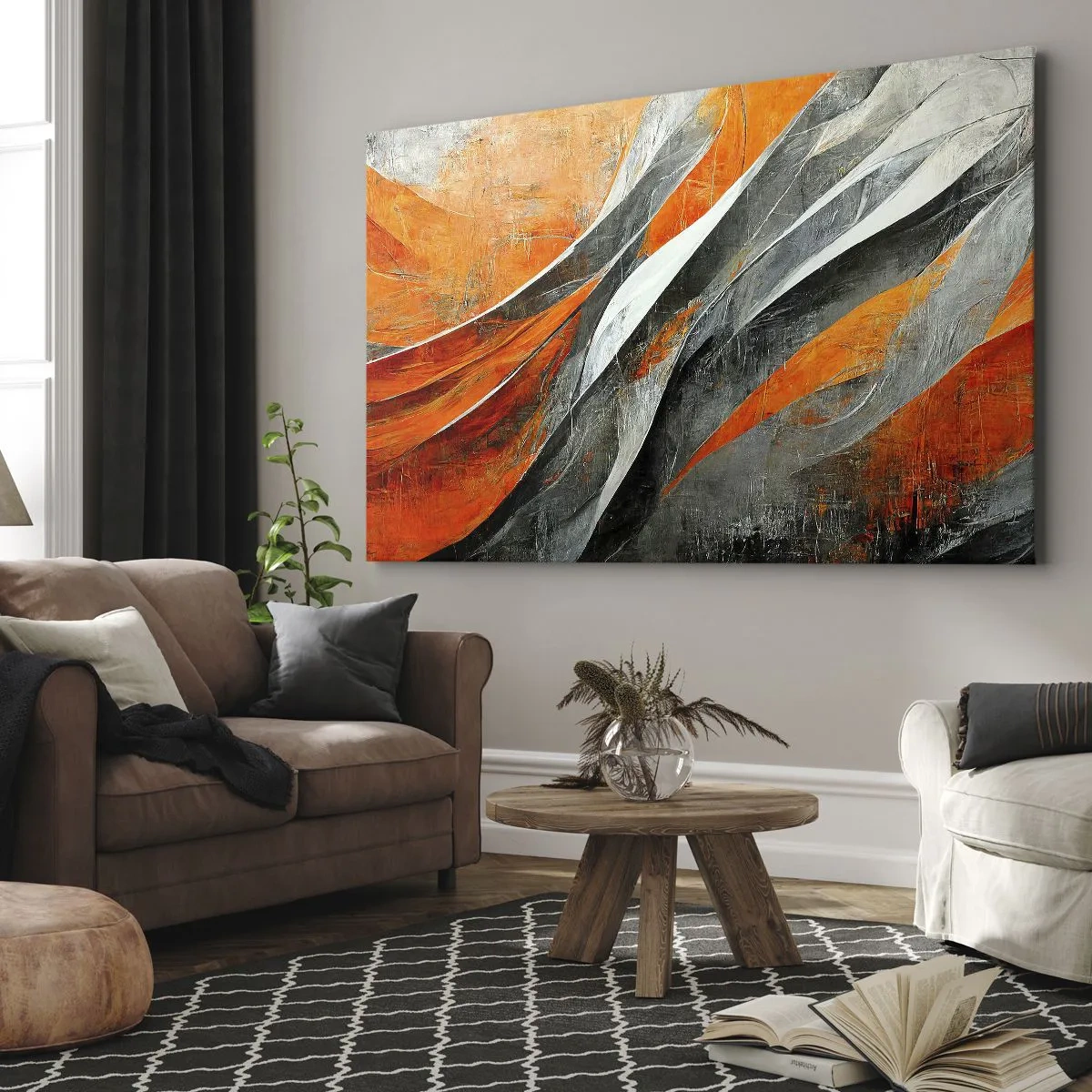 Obraz na plátně - Žár a chlad - 70x50 cm