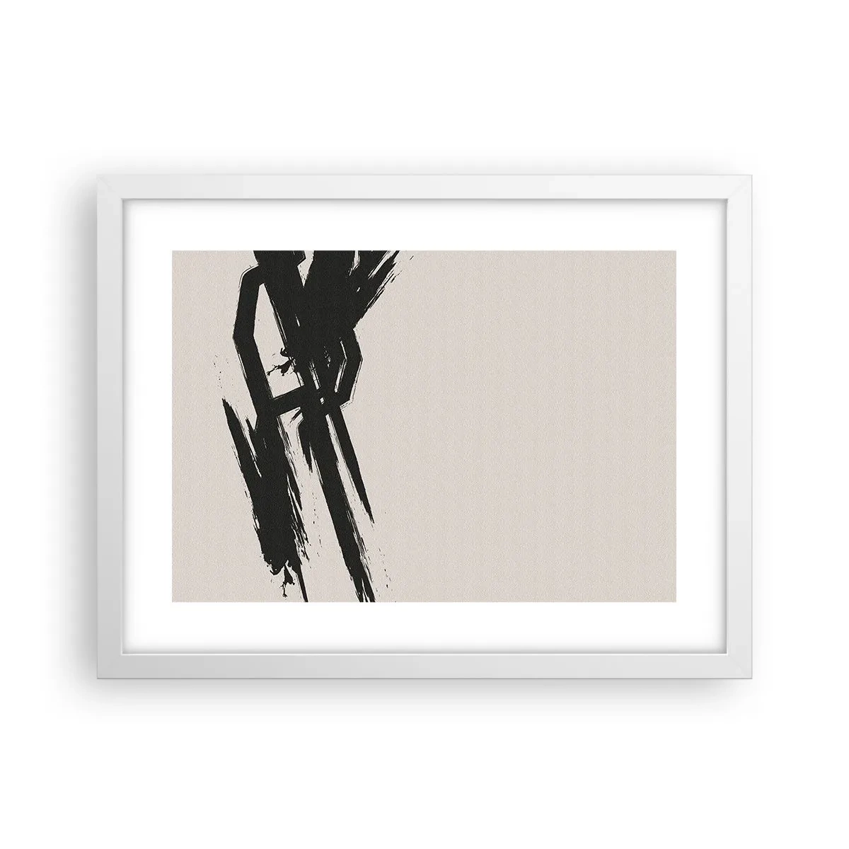 Plakát v bílém rámu - Nezastavitelná hybnost - 40x30 cm