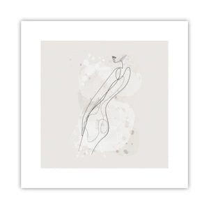 Plakát - Zabloudit pohledem - 30x30 cm