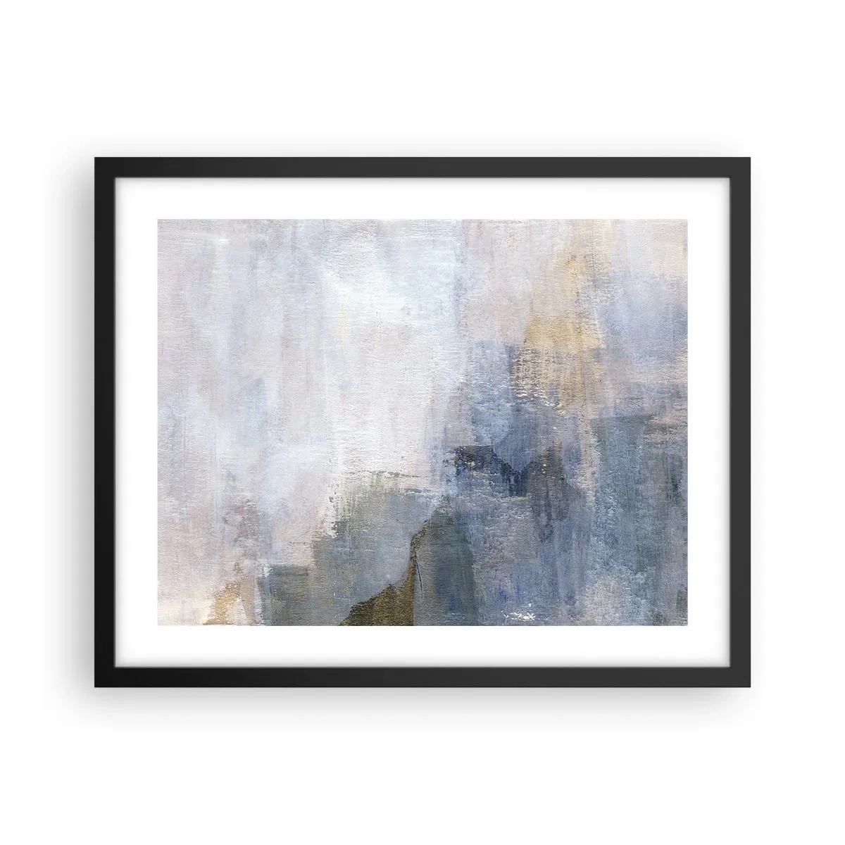 Plakát v černém rámu - Tóny a akordy barev - 50x40 cm