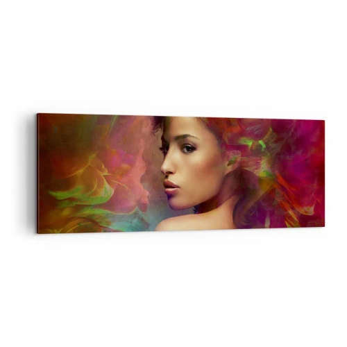 Obraz na plátně - Krásnější než duha, jemnější než mlha - 140x50 cm