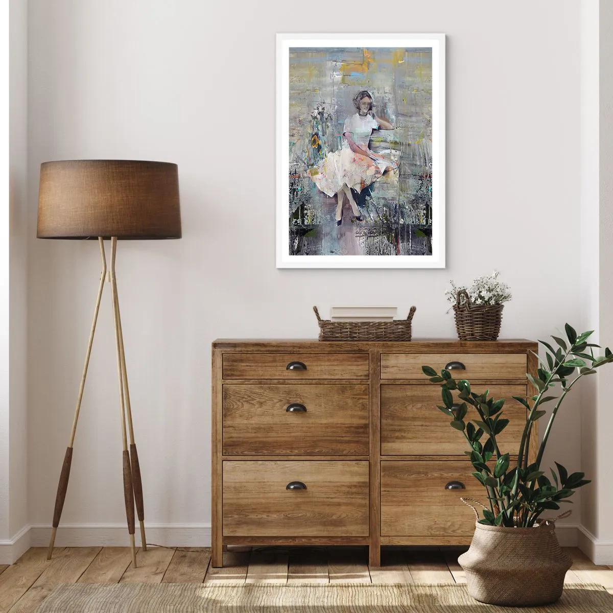 Plakát v bílém rámu - Klasická a moderní - 50x70 cm
