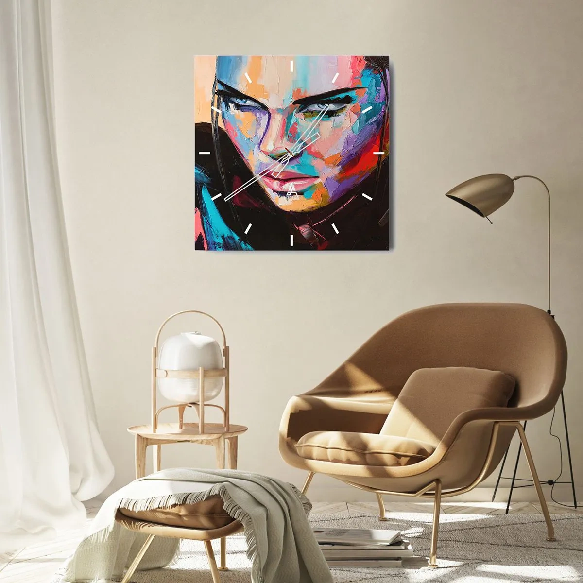 Nástěnné hodiny - Divokost srdce - 30x30 cm