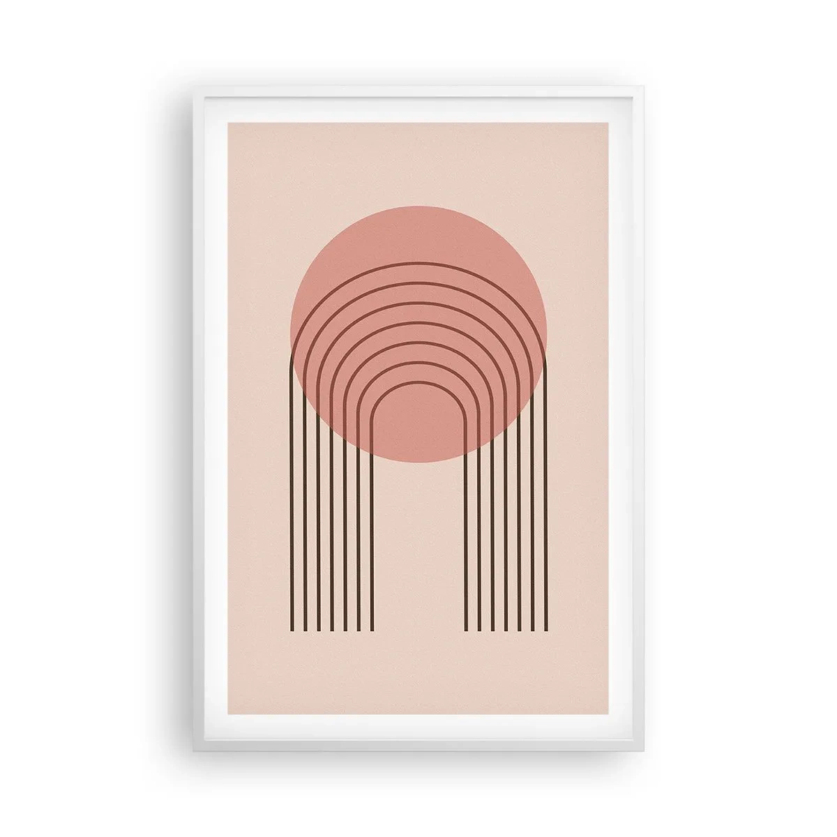 Plakát v bílém rámu - Neodolatelná přitažlivost - 61x91 cm