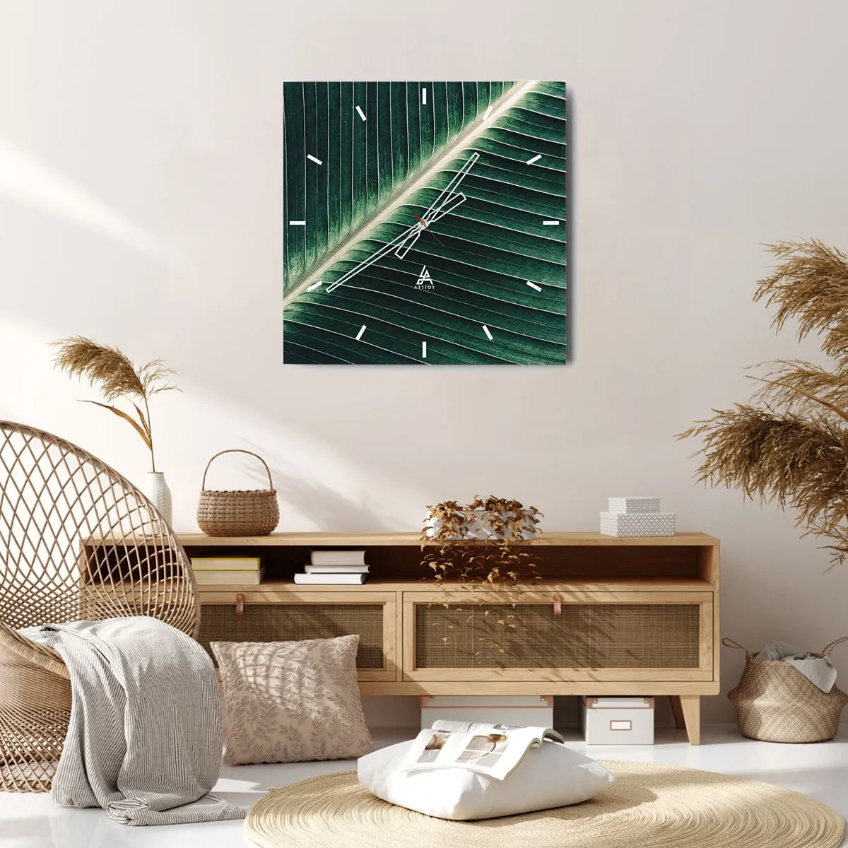 Nástěnné hodiny - Rytmus přírody - 40x40 cm