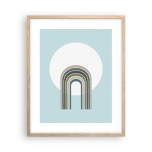 Plakát v rámu světlý dub - Neodolatelná přitažlivost - 40x50 cm