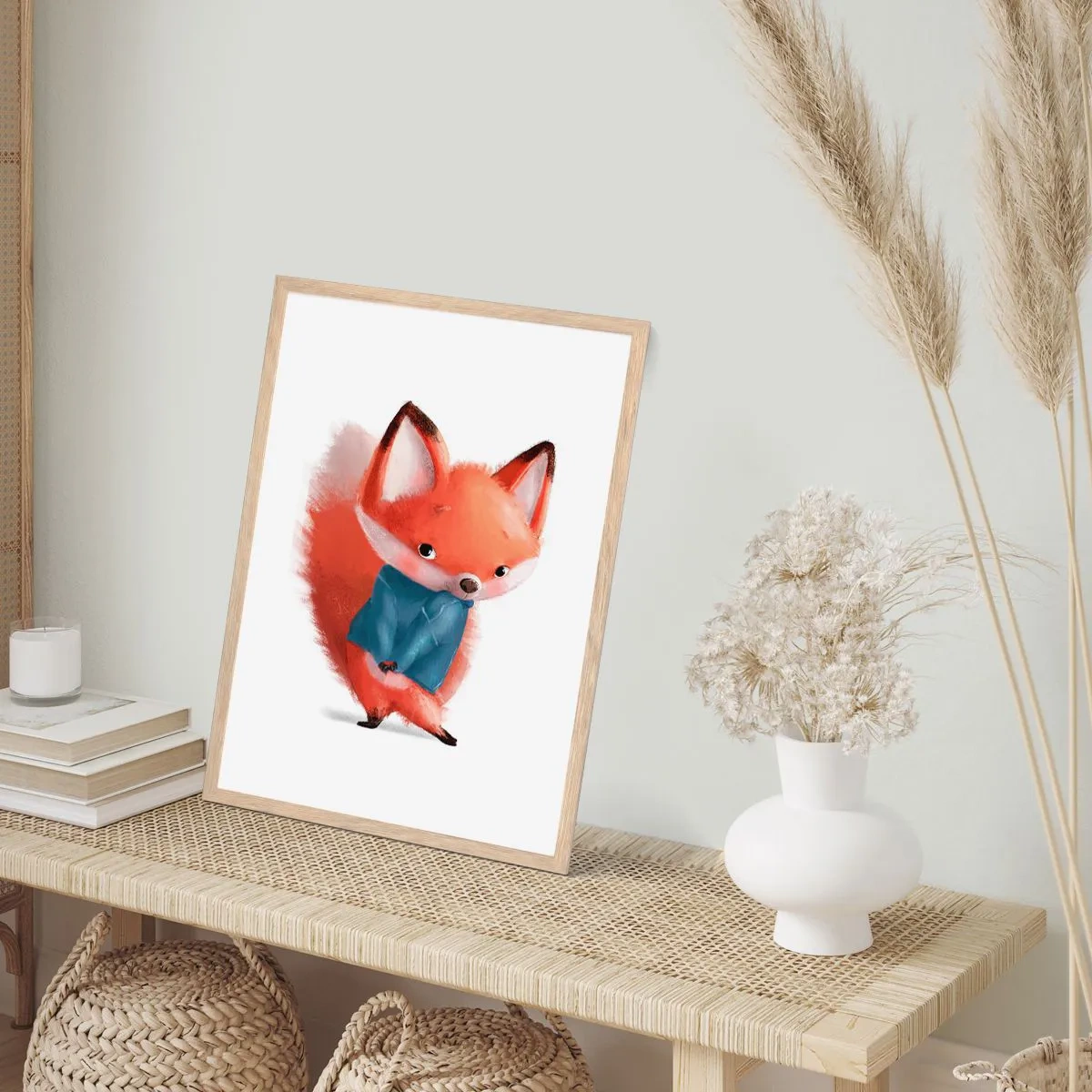 Plakát v rámu světlý dub - Sluší mi to? - 61x91 cm