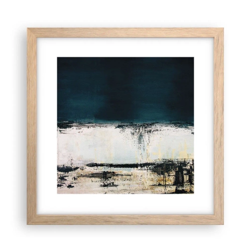 Plakát v rámu světlý dub - Horizontální kompozice - 30x30 cm