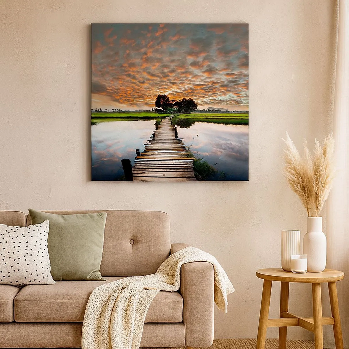 Obraz na plátně - Roztáhněte ruce - dýchejte  - 30x30 cm