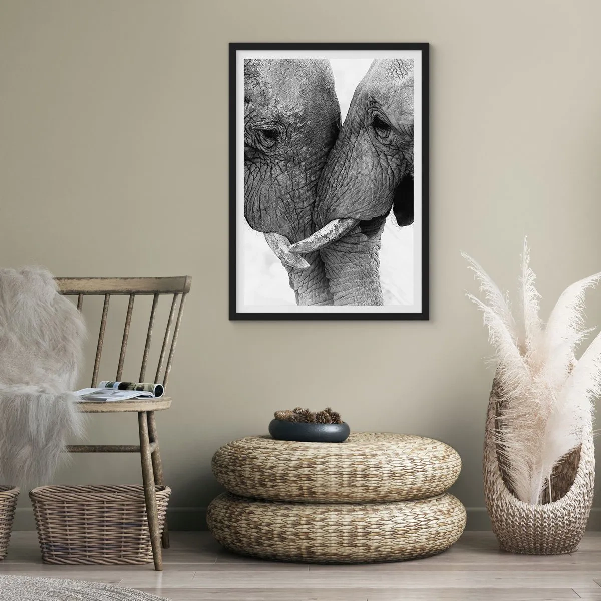 Plakát v černém rámu - Upřímné vyznání - 40x50 cm