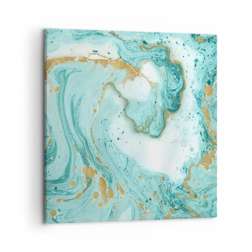 Obraz na plátně - Pod velkou vlnou z epochy Edo - 50x50 cm